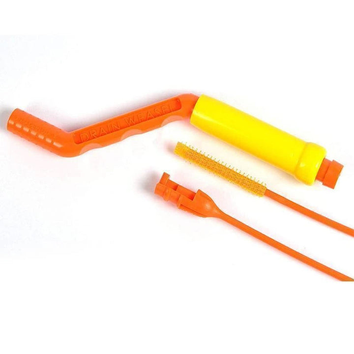 Unisex avloppsrensare med mikrokrokteknik, plastmaterial, lämplig för kök och badrum. Effektiv rörstädning.