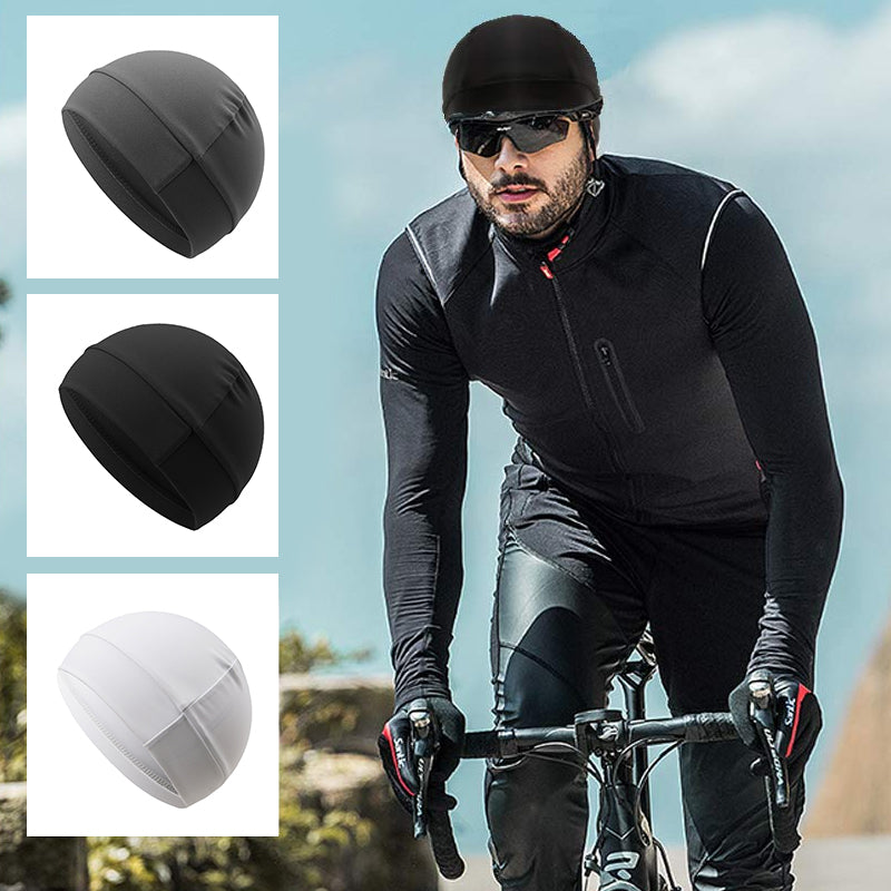 "Unisex cykelhatt med UV-skydd i svart, grå och vit, snabbtorkande sporthatt för utomhusaktiviteter, andningsbar och elastisk