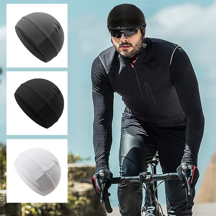 "Unisex cykelhatt med UV-skydd i svart, grå och vit, snabbtorkande sporthatt för utomhusaktiviteter, andningsbar och elastisk