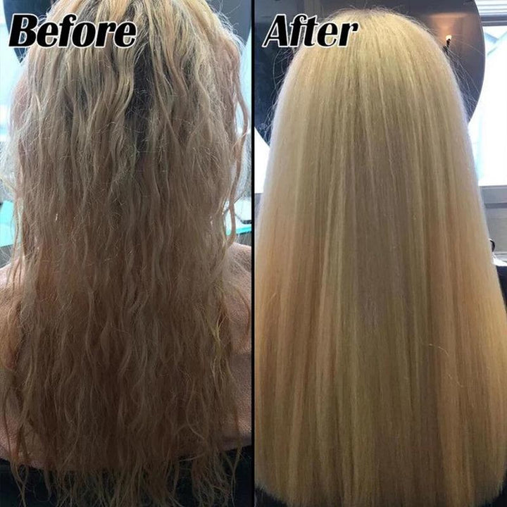 "Unisex keramisk turmalin plattång med ionisk teknik, ergonomisk design, för silkeslent och glansigt hår."