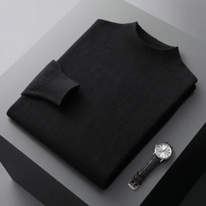 "Unisex merinoull tröja, mjuk och elegant, med rund halsringning, perfekt för stil och komfort i olika färger."