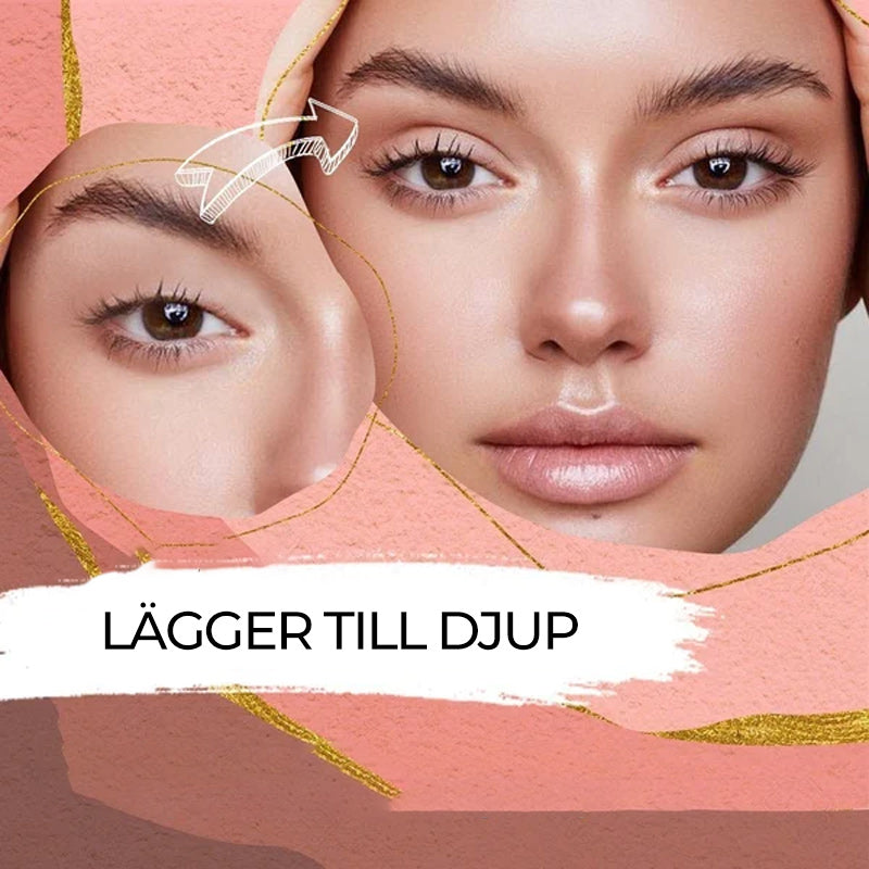 "Unisex osynlig dubbel ögonlockssticka, vattenaktiverad, skapar en naturlig look och ungdomlig utstrålning på alla hudtoner."