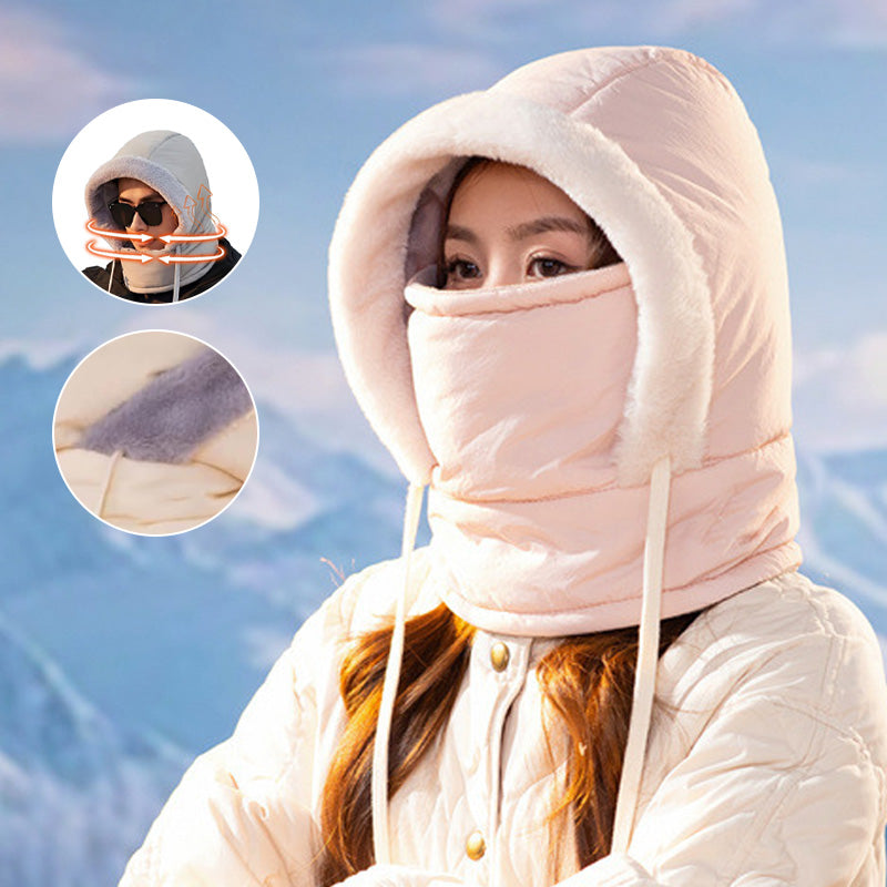 "Unisex vädersäker trappermössa med värmande hörselkåpor, justerbar passform, idealisk för vintersport och utomhusaktiviteter