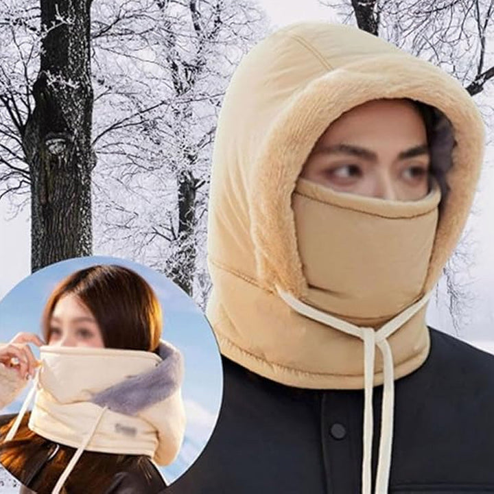 "Unisex vädersäker trappermössa med värmande hörselkåpor, justerbar passform, idealisk för vintersport och utomhusaktiviteter