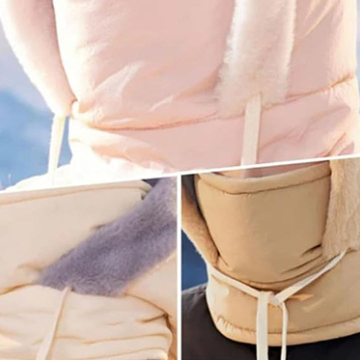 "Unisex vädersäker trappermössa med värmande hörselkåpor, justerbar passform, idealisk för vintersport och utomhusaktiviteter