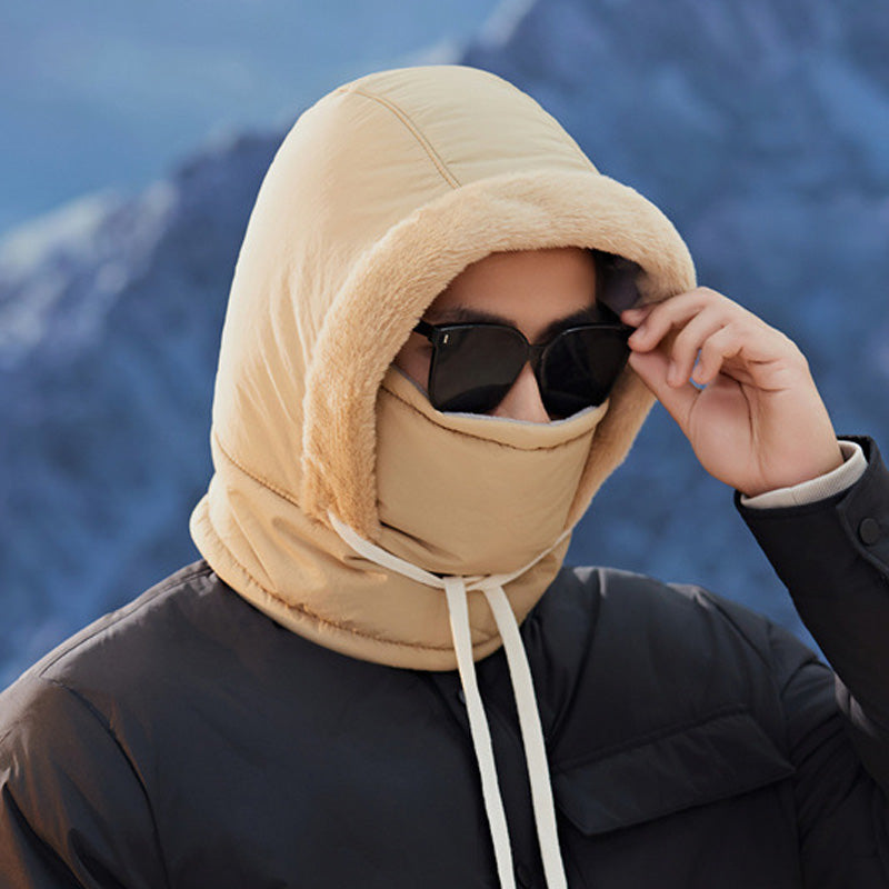 "Unisex vädersäker trappermössa med värmande hörselkåpor, justerbar passform, idealisk för vintersport och utomhusaktiviteter