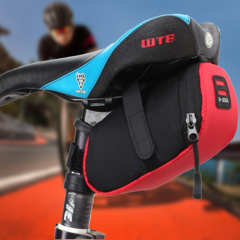 "Unisex vattentät cykelväska, svart med ficka, perfekt förvaring av mobil, nycklar under cykelturer, accessoar, 15x7x7 cm."