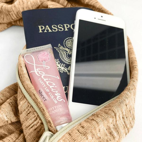 "Unisex vinterljuddämpare med dold ficka, mjukt material, elegant design, flera färger. Perfekt för kyliga dagar."