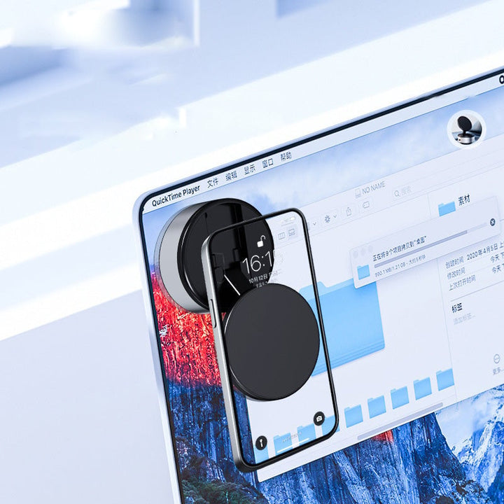 "Universal magnetisk bilfäste med stark magnet, svart design. Justerbar, passar flesta smartphones. Perfekt för handsfree-anv