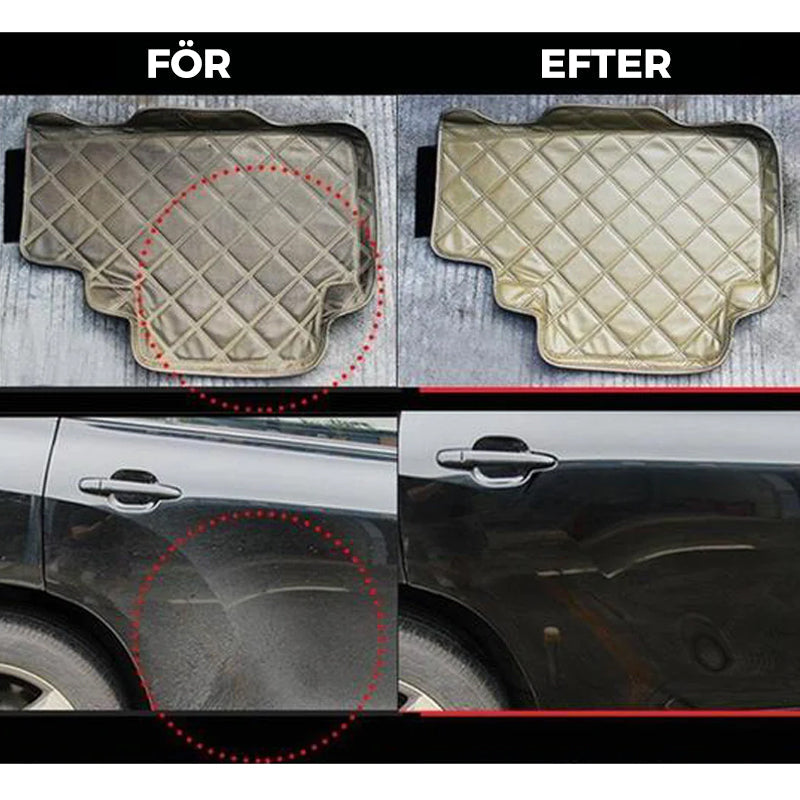 "Universal skumrengöringsspray för bilar, effektiv och snabb, rengör invändiga ytor med skumteknik, UV-skydd ingår."