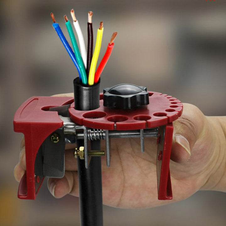 "Universell handhållen trådavdragare, kompakt design, precisionsavskalning för elektriker och DIY-entusiaster."