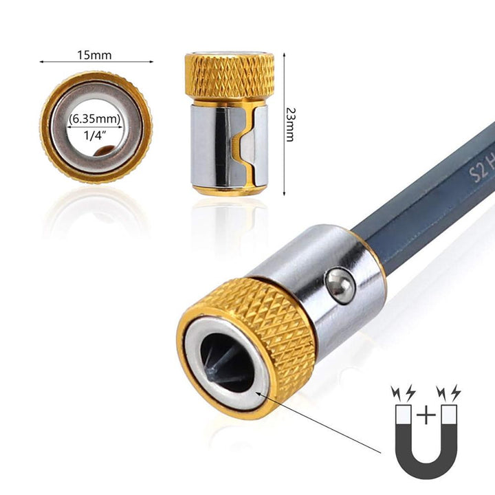 Universell magnetisk ring för män, kraftfull och avtagbar, tillverkad i legerat stål, färger: gul, röd, blå.