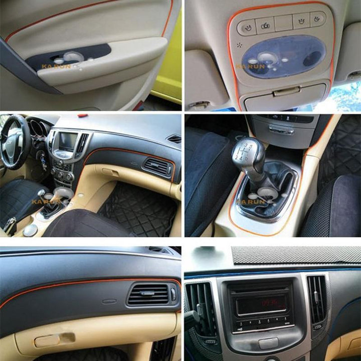 "USB-bilbelysning IP67, färgglatt LED-ljus, flexibel montering, förvandla bilens interiör med hållbar stämning"