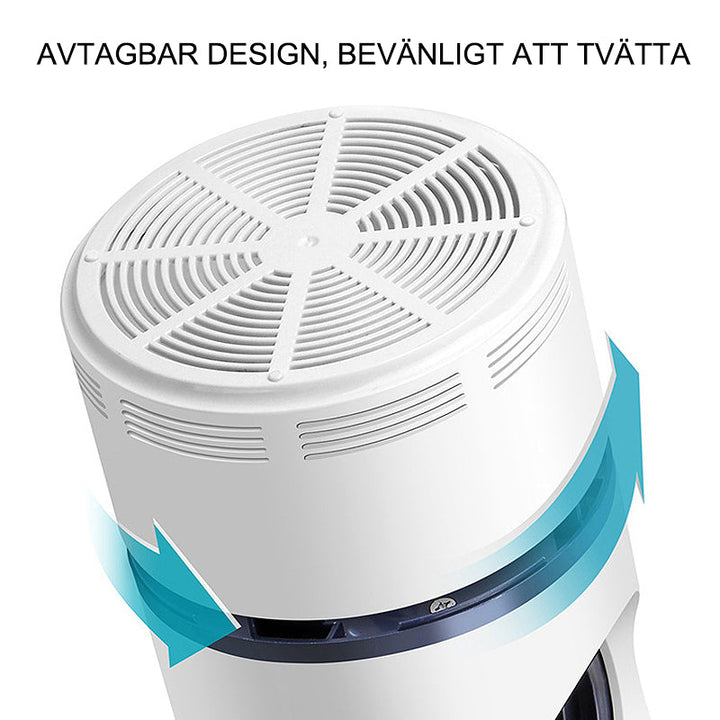 "USB fotokatalytisk mygglampa inomhus, modern design, tyst och effektiv insektsfälla, säker och lätt att rengöra."
