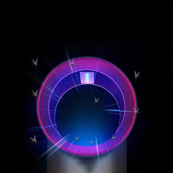 USB mygglampa, kompakt design, LED UV-ljus, inomhusbruk & camping. Tyst drift, effektiv myggkontroll med USB-kabel.