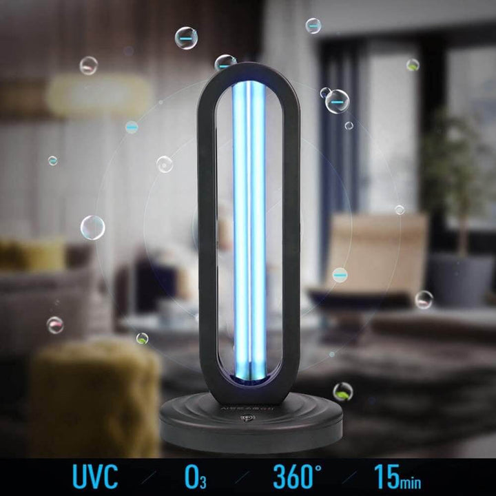"Uvlizer UV Sterilisator, kompakt och portabel, effektiv rengöring med UV-C-teknologi, desinficerar hemmet enkelt."