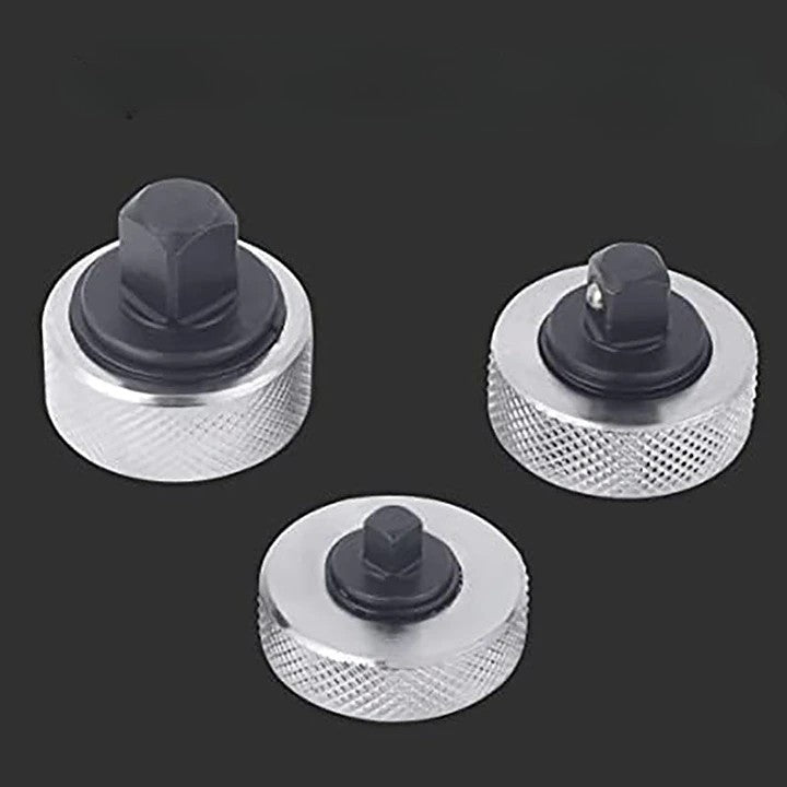 "Vändbar metallspärrnyckelset i stål med kromad yta, kompakta storlekar för trånga utrymmen, halkfritt räfflat grepp"