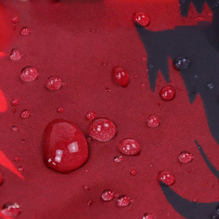 Vändbar vattentät vinterjacka för hund med reflex, fleece och polyester, säker och stilren för kalla dagar.