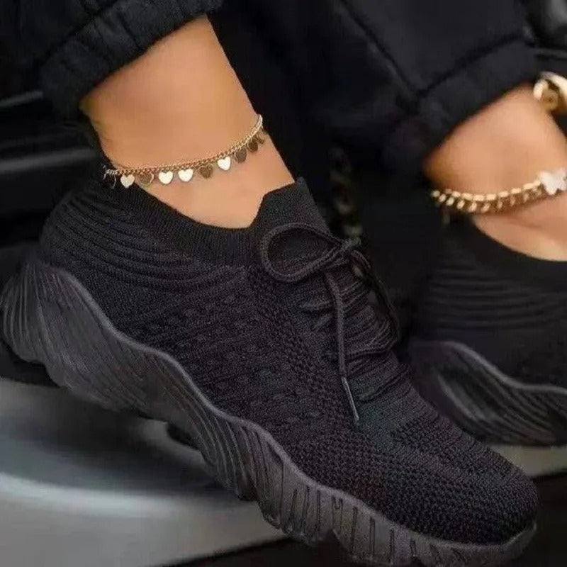 Damskor: Bekväma och Andningsbara Casual Sneakers