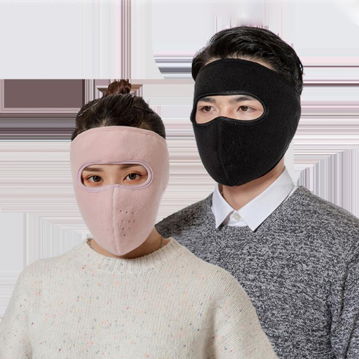 "Varm unisex fleece mask i flera färger, perfekt för skydd mot kyla och vind, tillverkad i mjuk polar fleece."