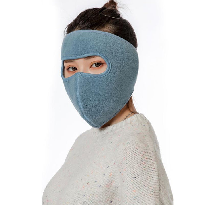 "Varm unisex fleece mask i flera färger, perfekt för skydd mot kyla och vind, tillverkad i mjuk polar fleece."