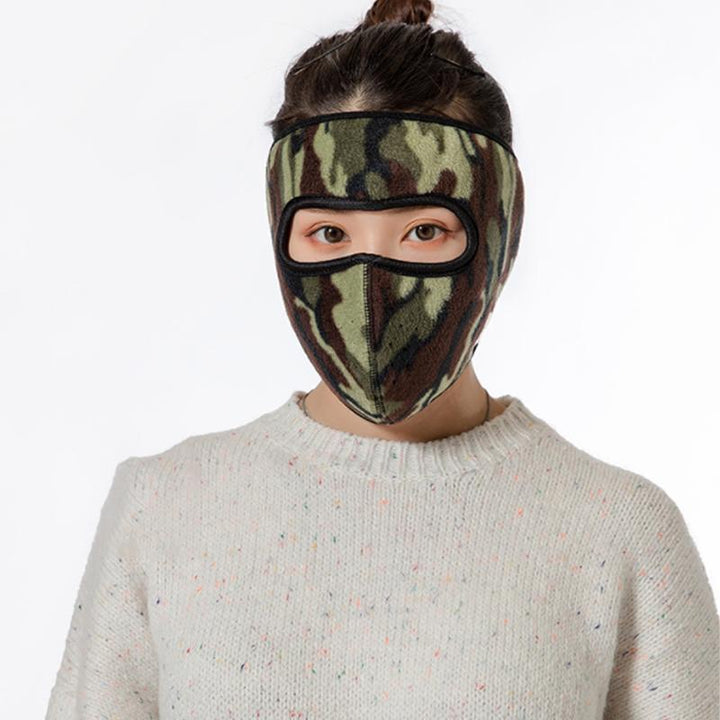 "Varm unisex fleece mask i flera färger, perfekt för skydd mot kyla och vind, tillverkad i mjuk polar fleece."