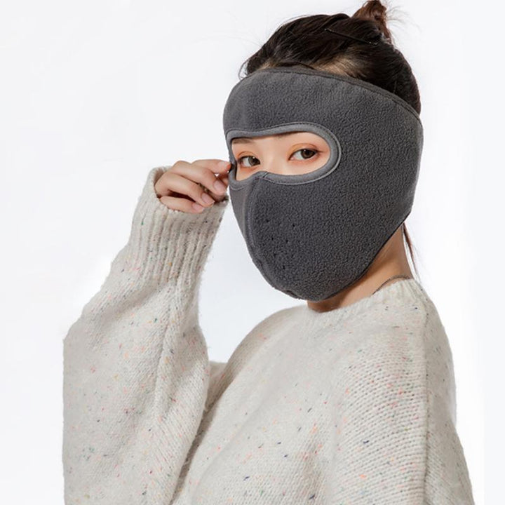 "Varm unisex fleece mask i flera färger, perfekt för skydd mot kyla och vind, tillverkad i mjuk polar fleece."