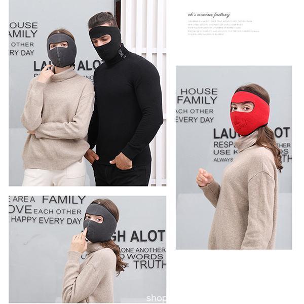 "Varm unisex fleece mask i flera färger, perfekt för skydd mot kyla och vind, tillverkad i mjuk polar fleece."
