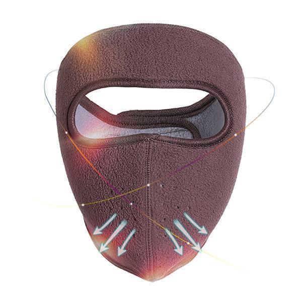 "Varm unisex fleece mask i flera färger, perfekt för skydd mot kyla och vind, tillverkad i mjuk polar fleece."
