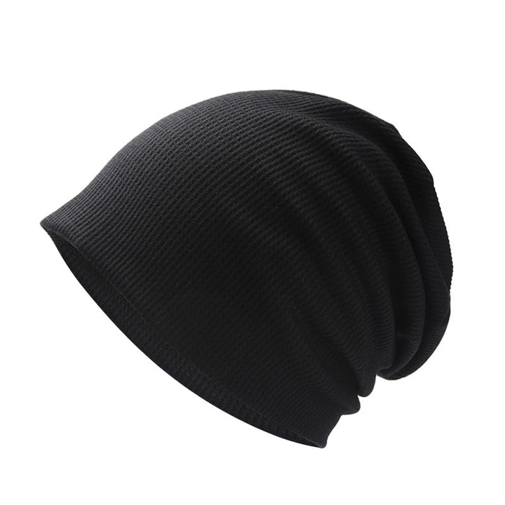 "Varm unisex höstvintermössa i mjuk, vindtät fleece, kupoltopp, brättefri, flerfärgad; perfekt för höst och vinter."