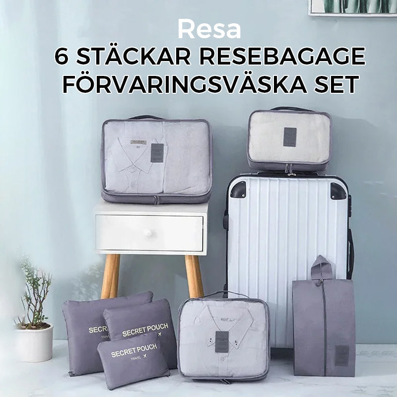 "Vattentät klädsorterande förvaringsväska för kvinnor i slitstark polyester, idealisk för organiserad och stilig resa."