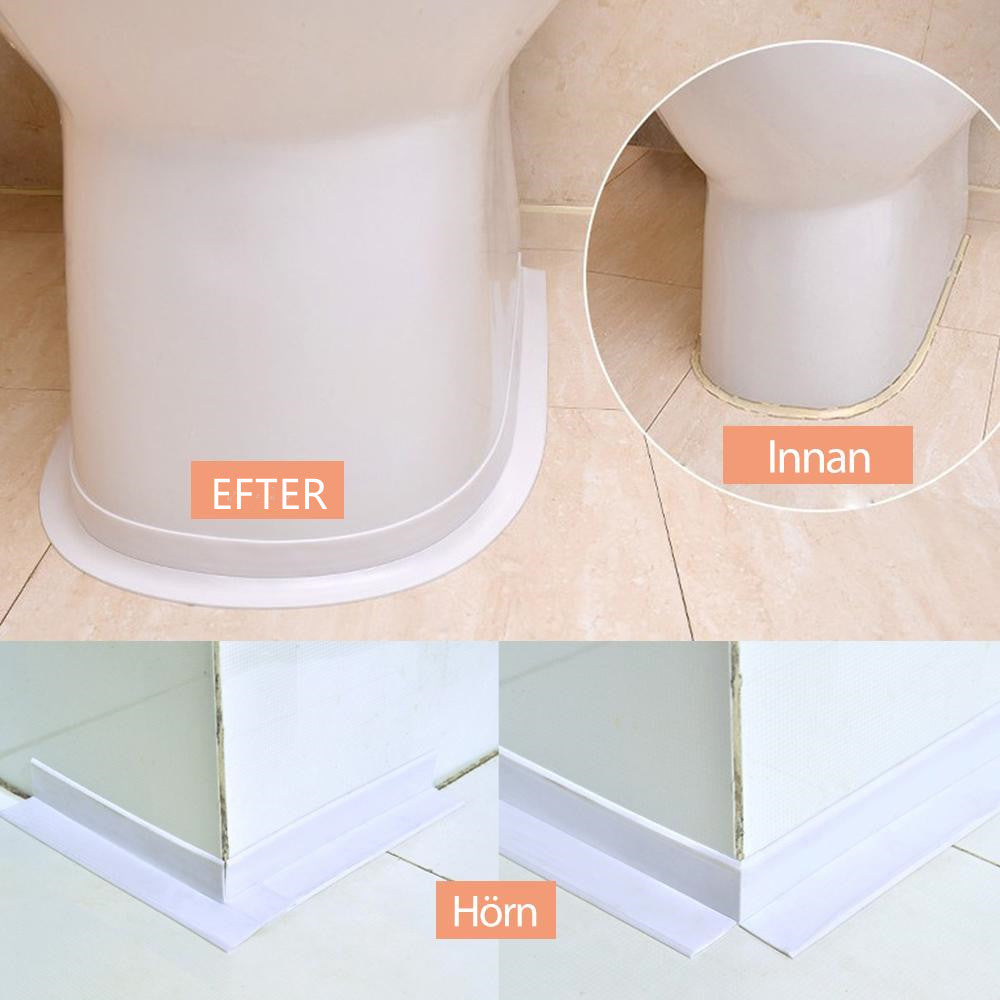 "Vattentät självhäftande remsa för kök och badrum skapar snygg tätning med olika färger, enkel installation med PVC-material.