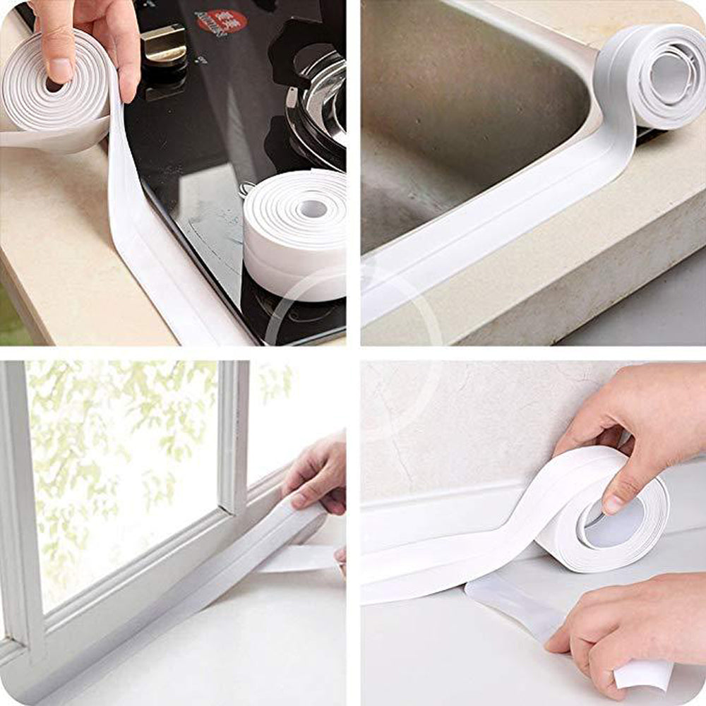 "Vattentät självhäftande remsa för kök och badrum skapar snygg tätning med olika färger, enkel installation med PVC-material.