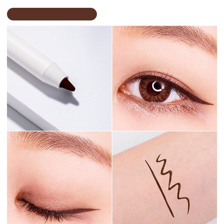 "Vattentät snabbtorkande eyeliner i elegant svart, tunn spets, lätt att använda för precis applicering."