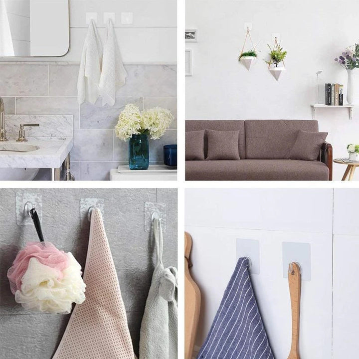 "Vattentät transparent krok med hög bärförmåga, elegant och osynlig, idealisk för hem och platta ytor, slitstark design."