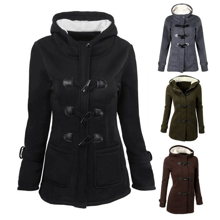 Vinterjacka med fleece och knappar - Glowseva