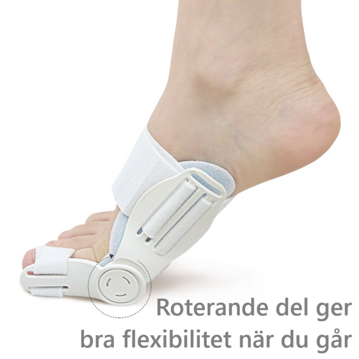"Visuellt Elegant Stortåkorrigerare för Hallux Valgus, Roterande Stöd, Smidig Design, Upprätthåller Stortåns Naturliga Linje"