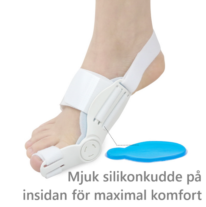 "Visuellt Elegant Stortåkorrigerare för Hallux Valgus, Roterande Stöd, Smidig Design, Upprätthåller Stortåns Naturliga Linje"