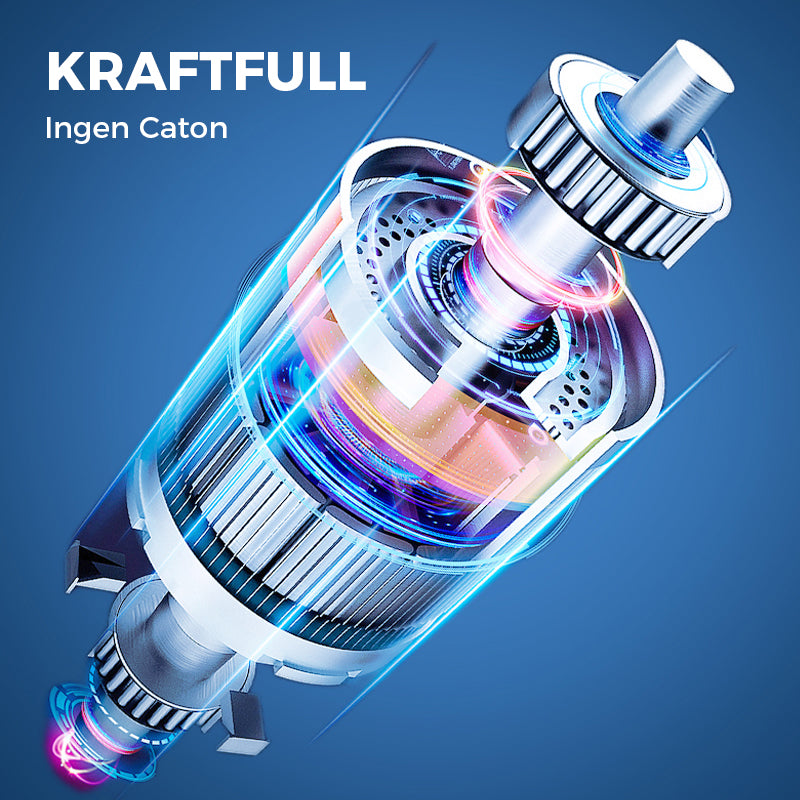 "Vit och grön elektrisk nagelklippare, smart design med ergonomisk grepp och inbyggd nagelspånssamlare."