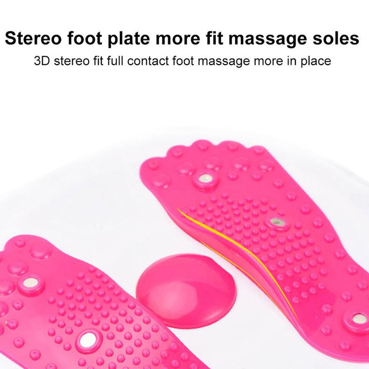 "Vridskiva för midja med stålkulor, elegant design, smidig rotation, ergonomisk och hållbar för träning."