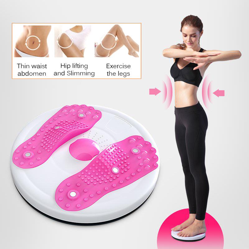 "Vridskiva för midja med stålkulor, elegant design, smidig rotation, ergonomisk och hållbar för träning."
