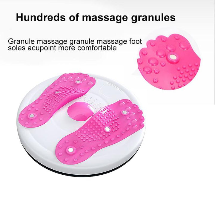 "Vridskiva för midja med stålkulor, elegant design, smidig rotation, ergonomisk och hållbar för träning."